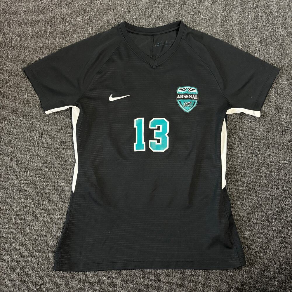 Vintage Y2k Nike Arizona Arsenal Soccer Jersey Black Women's Small